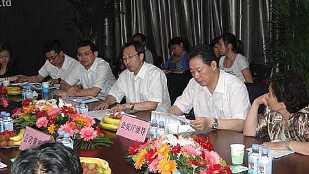 公安部采購中心主任王強現場視察給予肯定