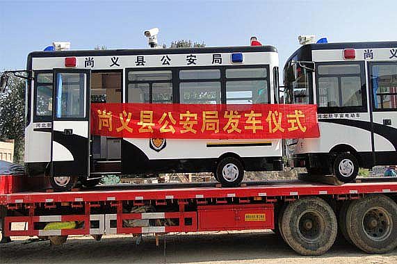 尚義縣公安局發車儀式