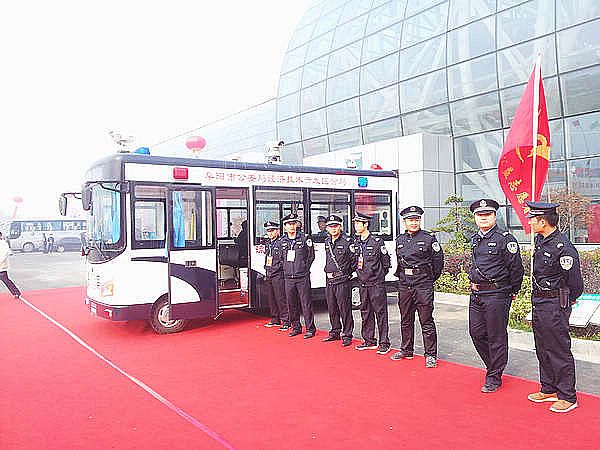 阜陽(yáng)經(jīng)濟(jì)技術(shù)開(kāi)發(fā)區(qū)分局接車(chē)儀式