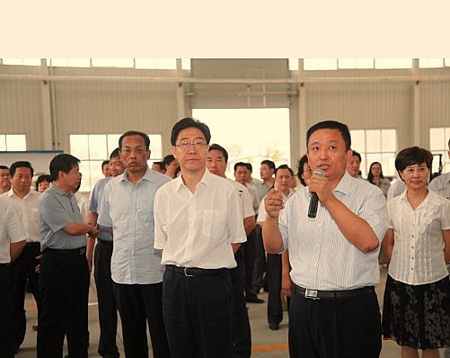 石家莊市常務副市長劉曉軍視察我公司企業