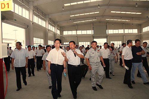 石家莊市常務副市長劉曉軍視察我公司企業