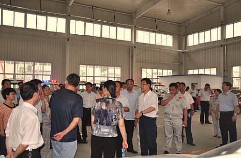 石家莊市常務副市長劉曉軍視察我公司企業