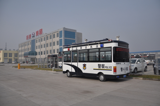 河北正定躍迪多功能流動警務室發車，治安管控“一把手”