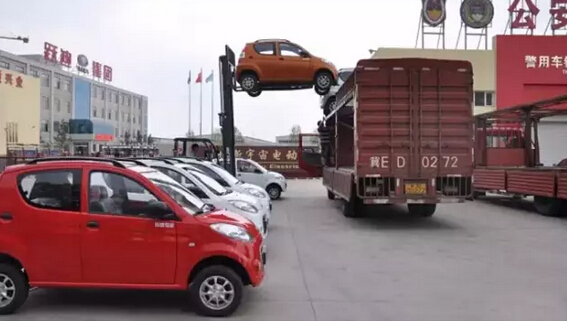 躍迪電動汽車批量發車邢臺—緊隨時代發展