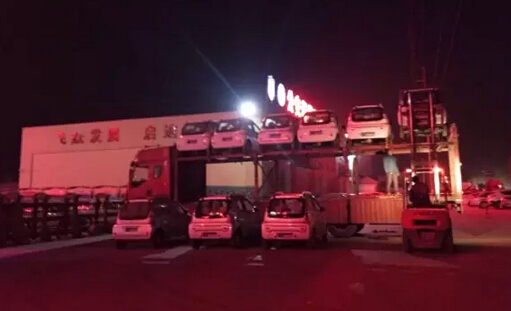 躍迪電動汽車批量發車邢臺—緊隨時代發展