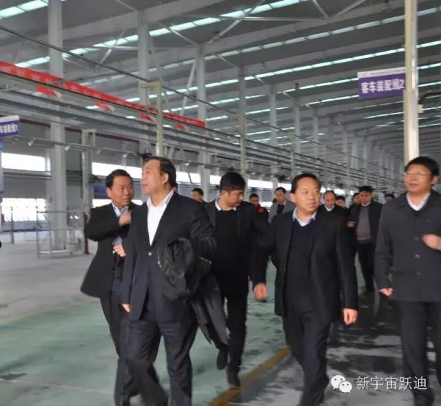 陜西省副省長姜鋒到躍迪考察指導