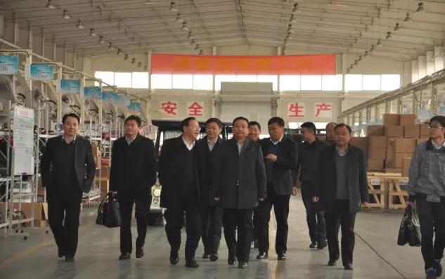 安慶市委常委、副市長(zhǎng)華克思一行到河北躍迪新能源科技集團(tuán)參觀考察