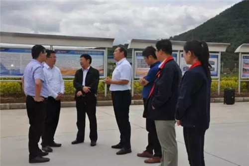 陜西省商洛市常務副市長到陜西躍迪公司調研