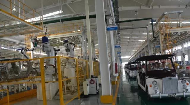 參觀電動(dòng)汽車