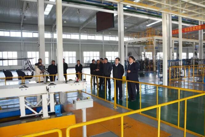 石家莊市委常委、統戰部長王韶華一行蒞臨躍迪集團參觀指導