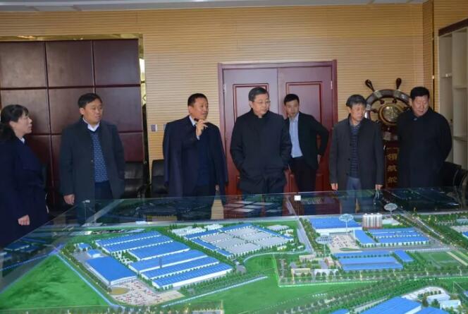河北省工商聯主席劉勁松一行蒞臨躍迪集團參觀指導