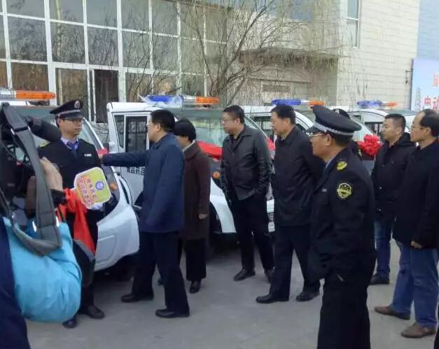躍迪電動巡邏車新裝上陣，開啟滕州食藥監體系新征程