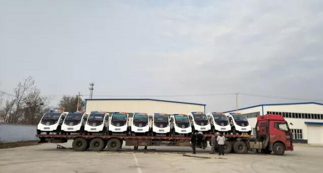批量躍迪電動(dòng)巡邏車(chē)發(fā)往河北滄州城市管理局
