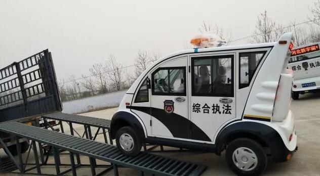 批量躍迪電動(dòng)巡邏車(chē)發(fā)往河北滄州城市管理局