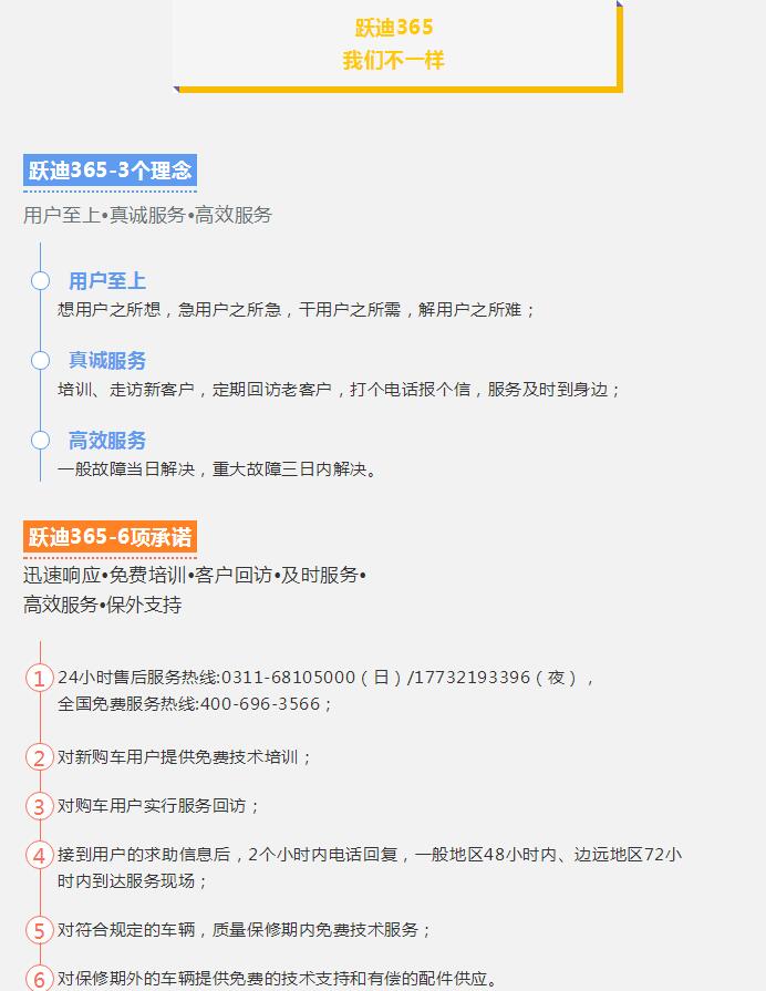 躍迪質量萬里行 | “365”我們不一樣