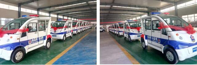 躍迪電動巡邏車批量發往湖北助力當地食藥巡查執法