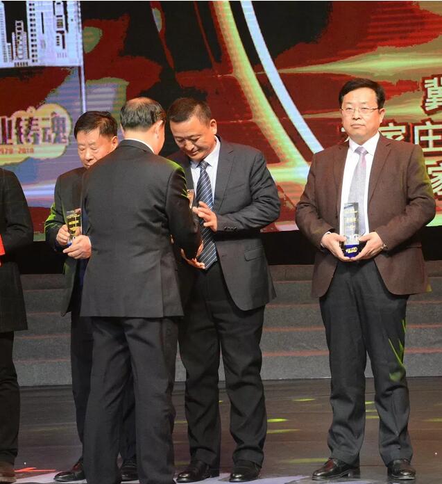 重磅|躍迪旗下河北新宇宙榮獲石家莊市“工業鑄魂”大型評選活動金雁獎