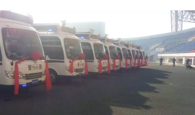 招遠市公安局躍迪警用車輛配發儀式順利完成