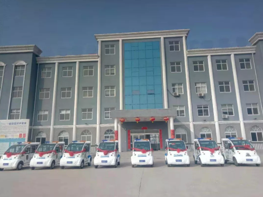 躍迪電動巡邏車批量發往寧夏地區