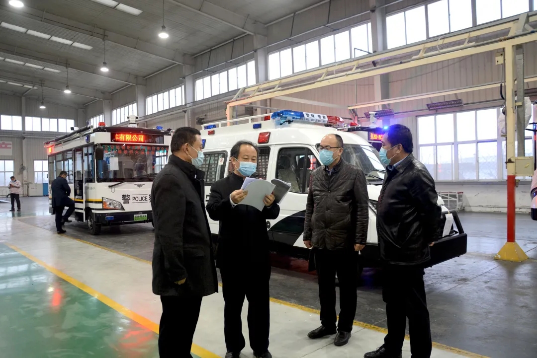河北省工信廳廳長龔曉峰蒞臨躍迪集團考察防疫工作站生產情況