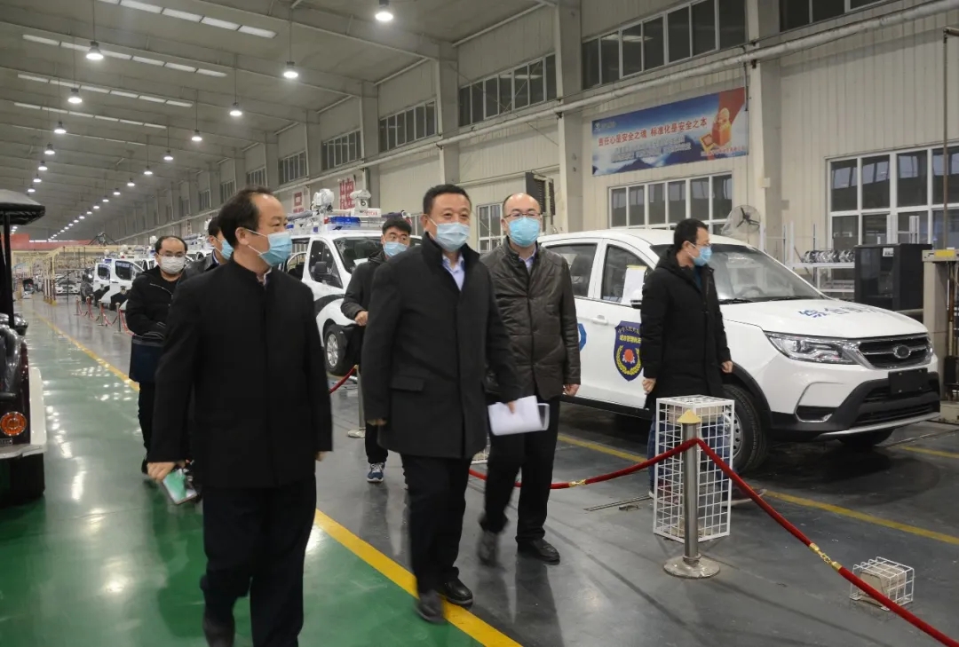 河北省工信廳廳長龔曉峰蒞臨躍迪集團考察防疫工作站生產情況