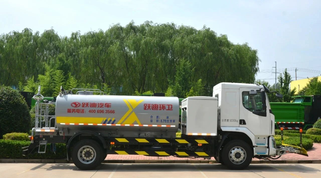 清潔城市的綠色先鋒丨躍迪集團新能源清洗車發往江西