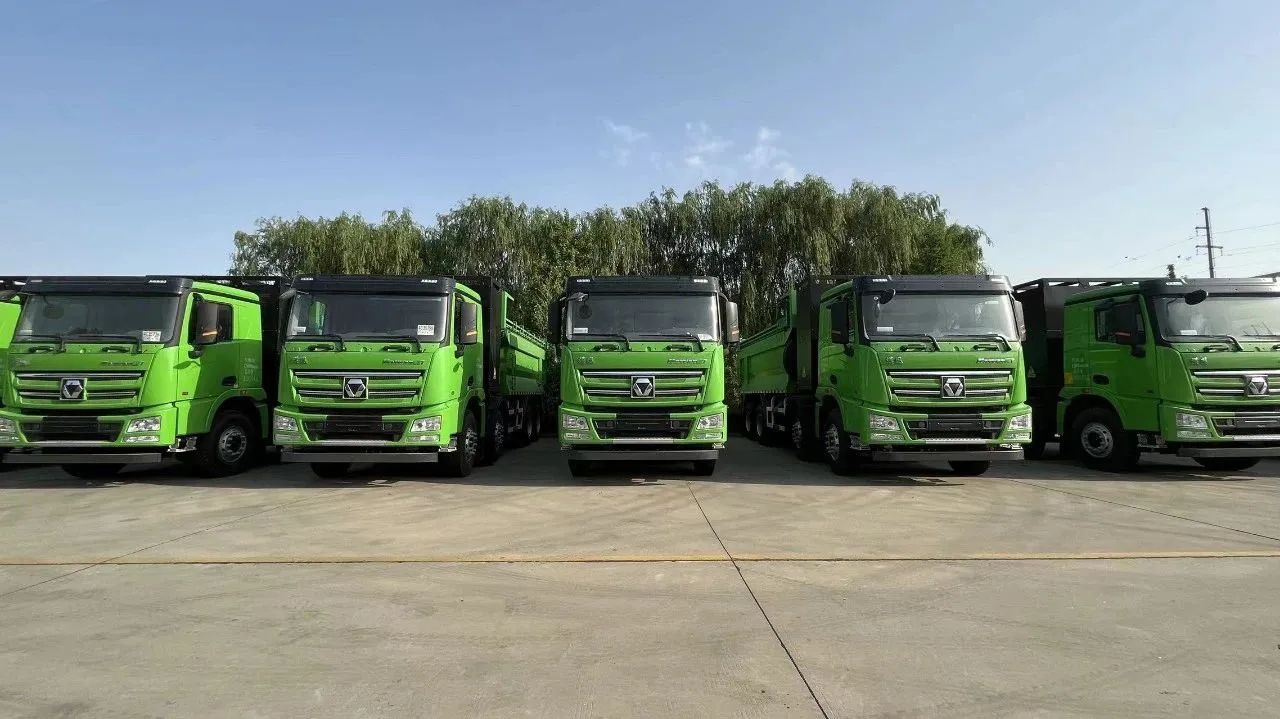 零污染、零排放--躍迪集團新能源自卸渣土車