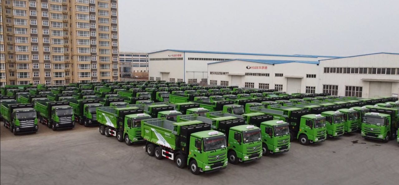 性能無(wú)敵，綠色出擊-躍迪新能源渣土自卸車(chē)